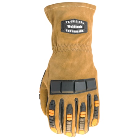Cestus Impact Welding Gloves with Gel Palm, 3XL, PR 7027-3XL